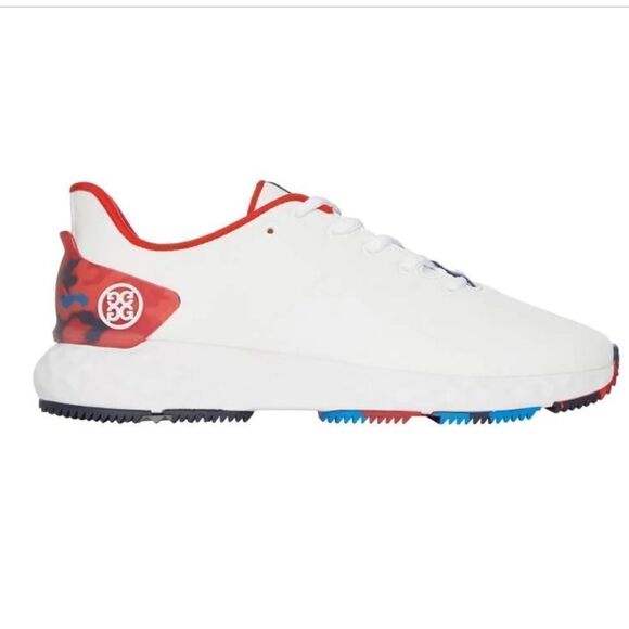G/FORE White and Red Athletic Shoes - Picture 1 of 10